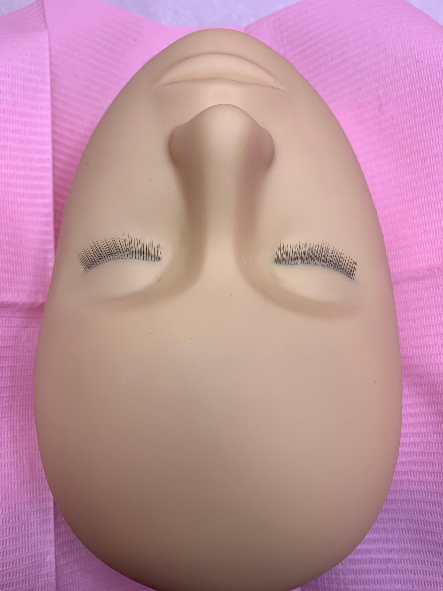 3 Row Lash Layer Realistic Doll Head.