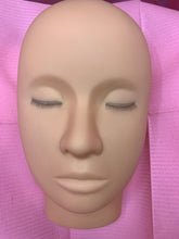 Load image into Gallery viewer, 3 Row Lash Layer Realistic Doll Head.
